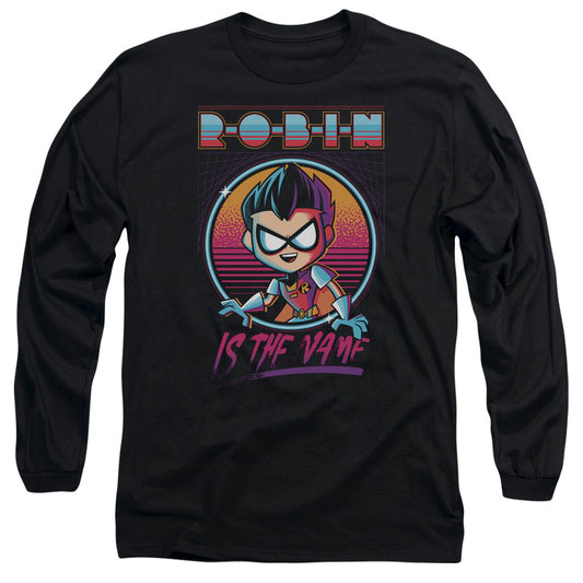 Teen Titans Go To The Movies Robin Mens Long Sleeve Shirt Black