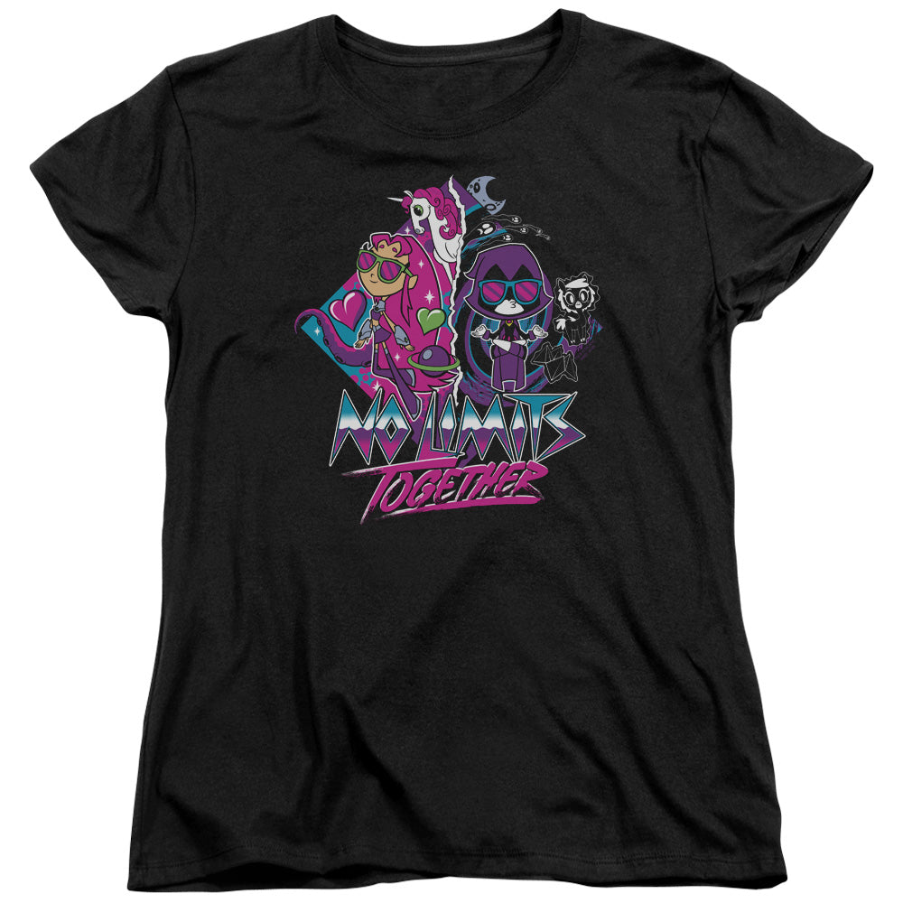 Teen Titans Go To The Movies No Limits Womens T Shirt Black