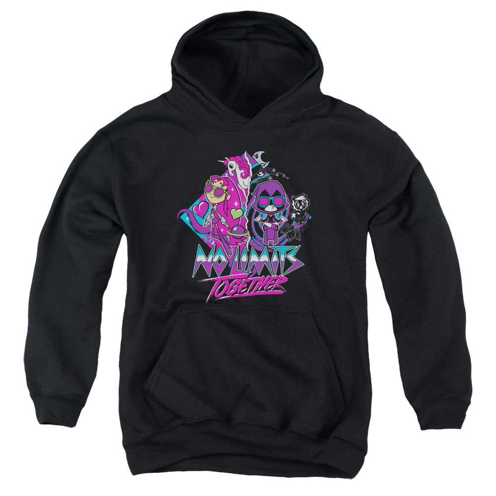 Teen Titans Go To The Movies No Limits Kids Youth Hoodie Black