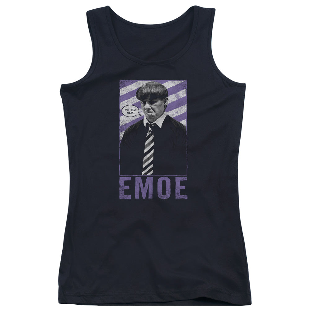 Three Stooges Emoe Womens Tank Top Shirt Black