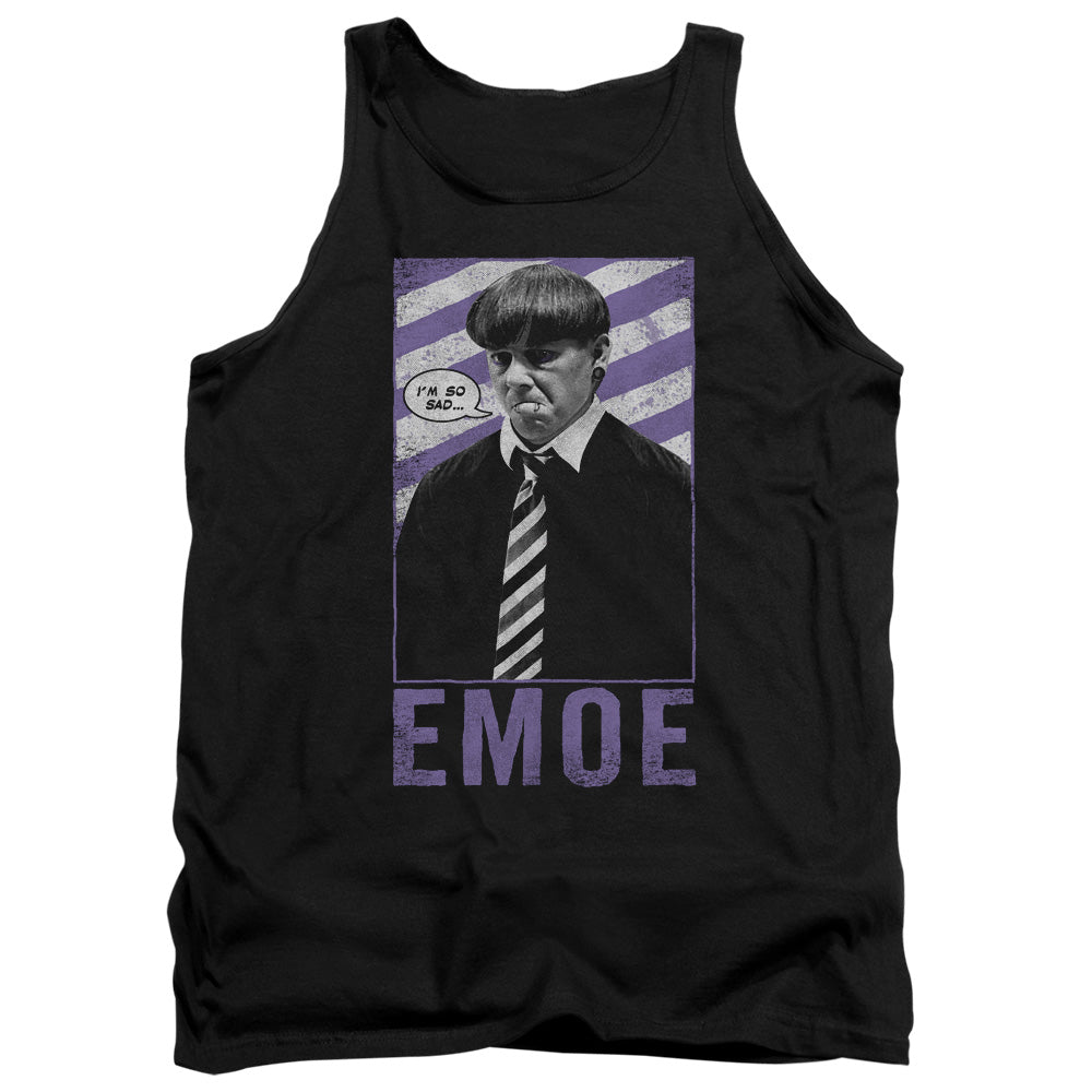 Three Stooges Emoe Mens Tank Top Shirt Black