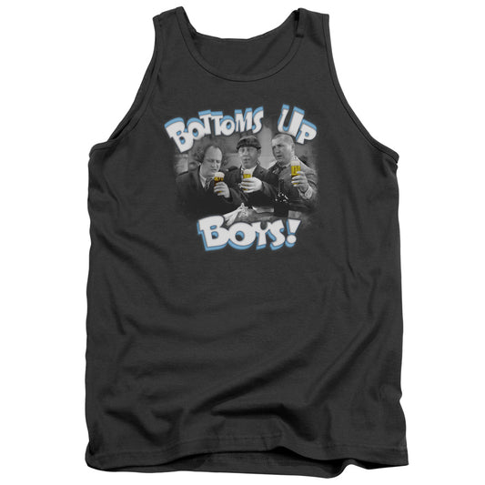 Three Stooges Bottoms Us Mens Tank Top Shirt Charcoal