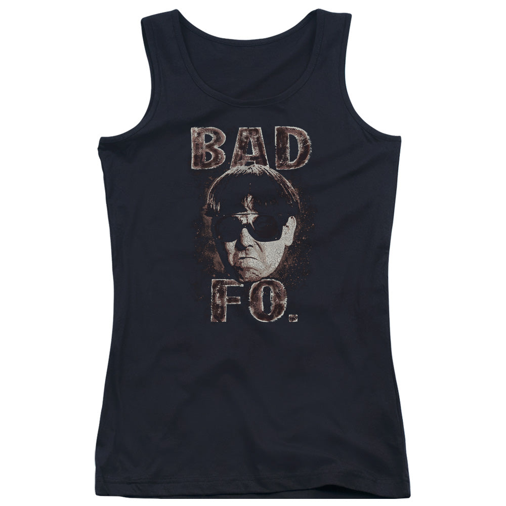 Three Stooges Bad Moe Fo Womens Tank Top Shirt Black