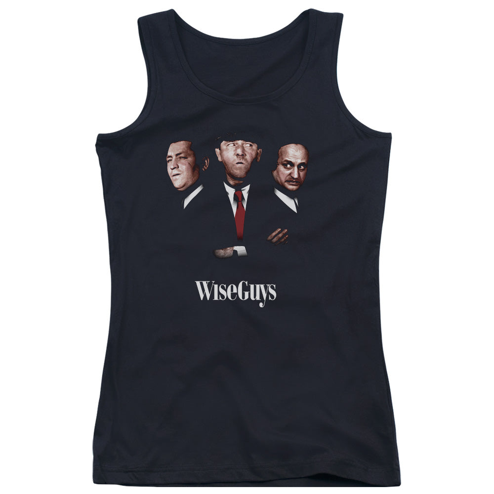 Three Stooges Wiseguys Womens Tank Top Shirt Black