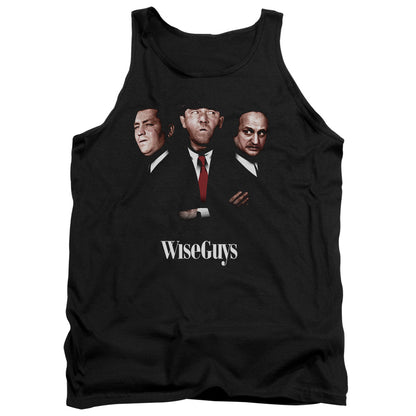 Three Stooges Wiseguys Mens Tank Top Shirt Black