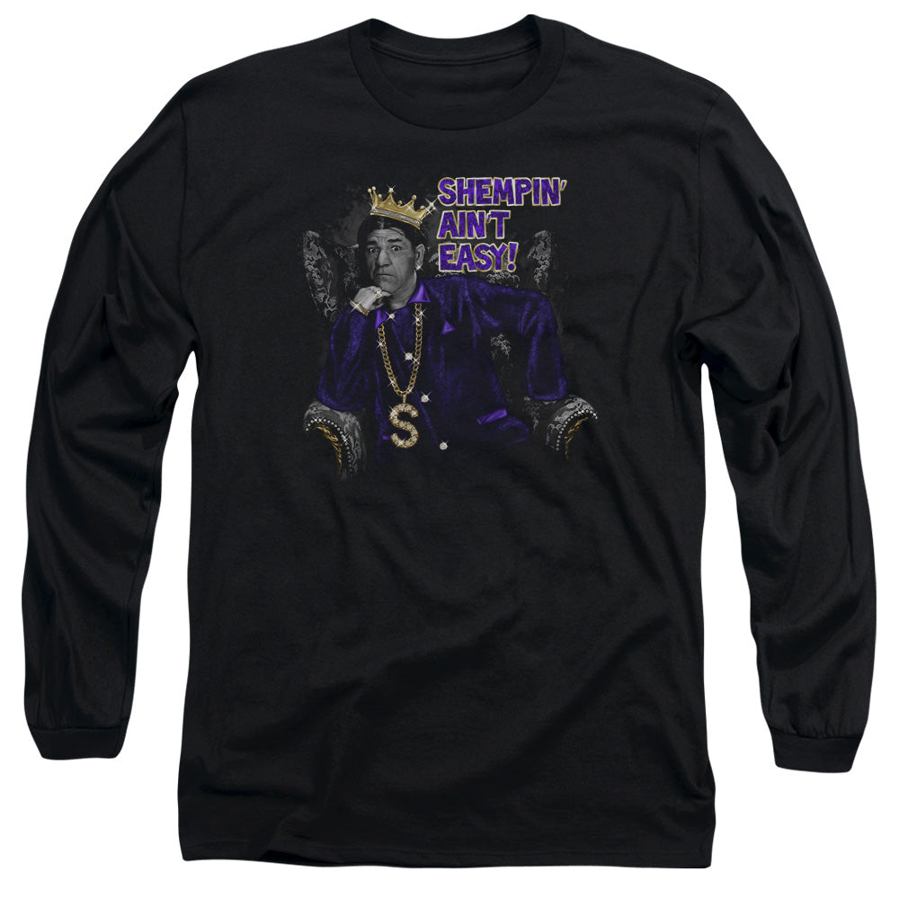 Three Stooges Shempin Mens Long Sleeve Shirt Black
