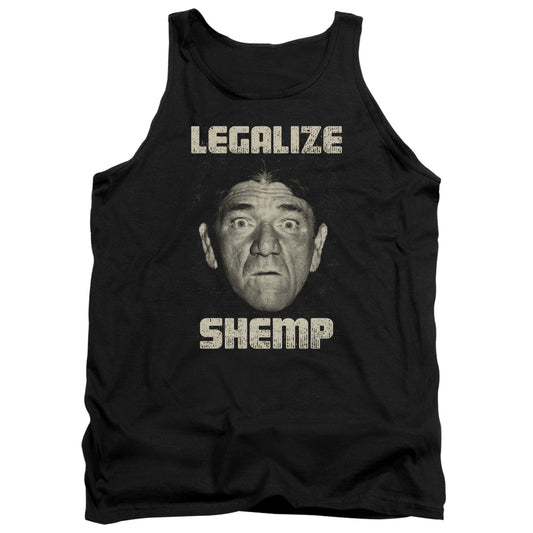 Three Stooges Legalize Shemp Mens Tank Top Shirt Black