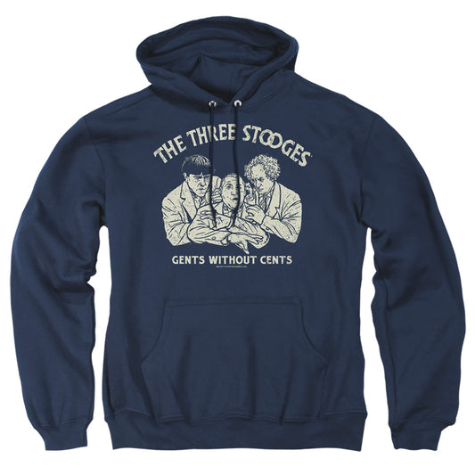 Three Stooges Without Cents Mens Hoodie Navy