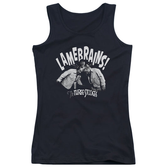 Three Stooges Lamebrains Womens Tank Top Shirt Black