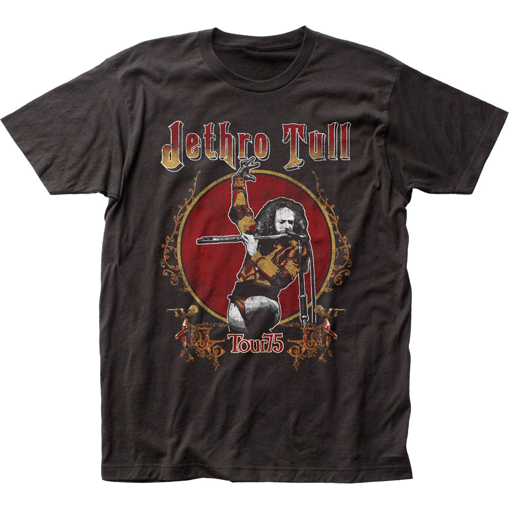 Jethro Tull Tour ’75 Mens T Shirt Black