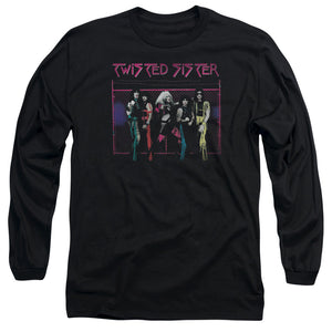 Twisted Sister Neon Gate Mens Long Sleeve Shirt Black