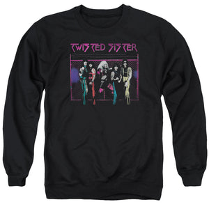 Twisted Sister Neon Gate Mens Crewneck Sweatshirt Black