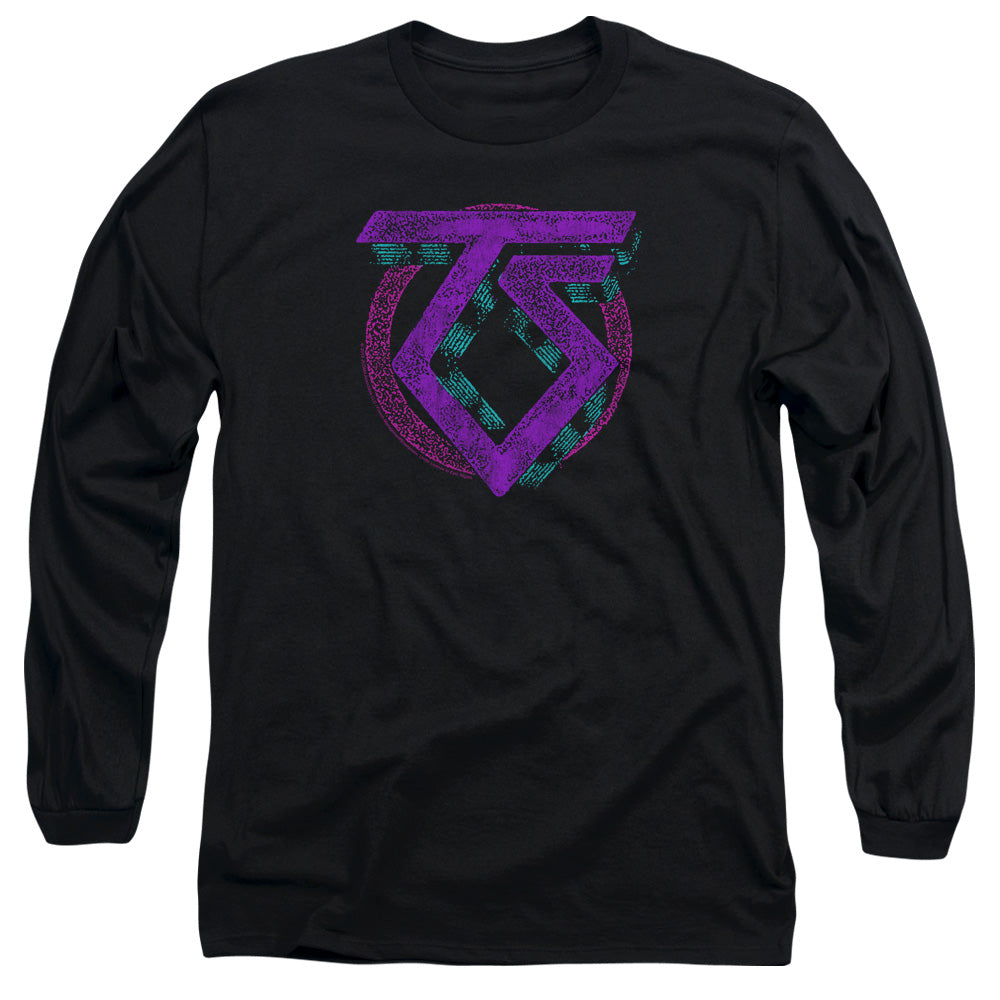 Twisted Sister Symbol Mens Long Sleeve Shirt Black