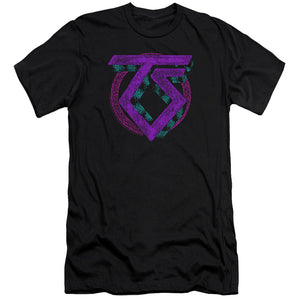 Twisted Sister Symbol Premium Bella Canvas Slim Fit Mens T Shirt Black