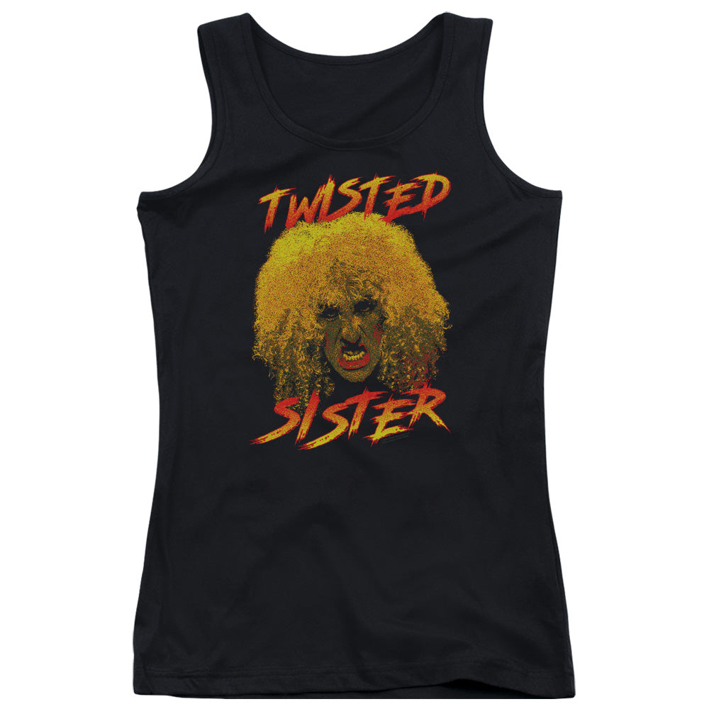 Twisted Sister Twisted Scream Womens Tank Top Shirt Black