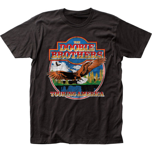 The Doobie Brothers Touring America Mens T Shirt Black