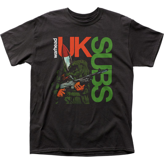 UK Subs Warhead Mens T Shirt Black