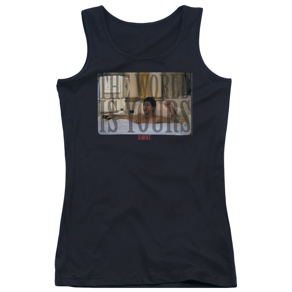 Scarface Bathtub Womens Tank Top Shirt Black