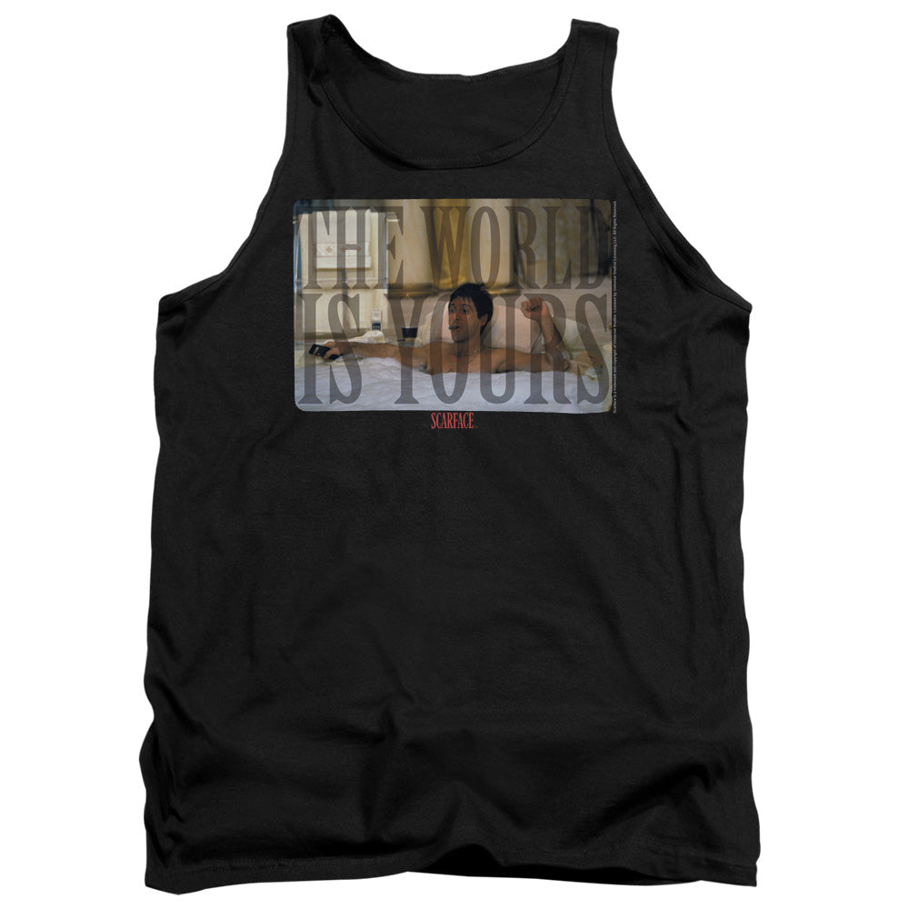 Scarface Bathtub Mens Tank Top Shirt Black