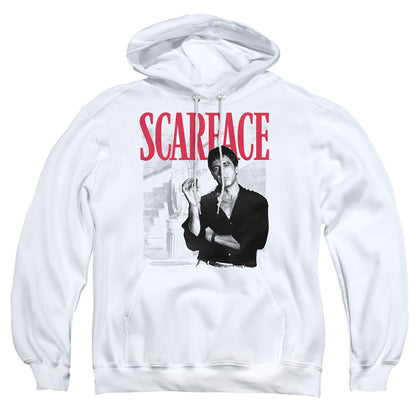 Scarface Stairway Mens Hoodie White Officially Licensed