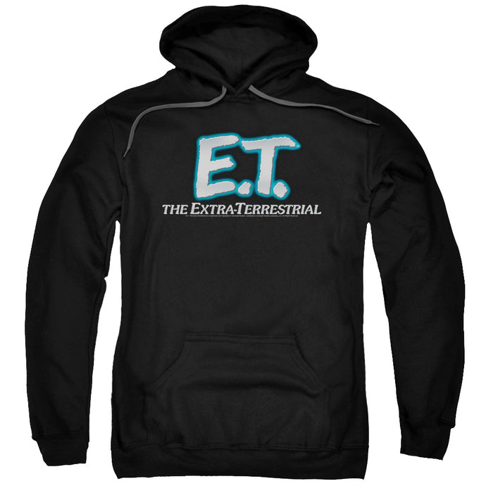 ET the Extra Terrestrial Logo Mens Hoodie Black