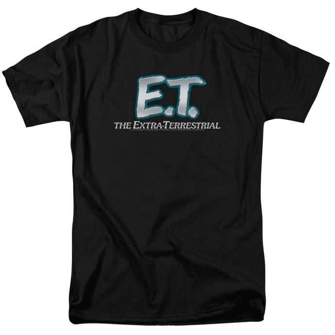 ET the Extra Terrestrial Logo Mens T Shirt Black
