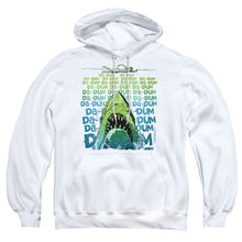 Load image into Gallery viewer, Jaws Da Dum Mens Hoodie White