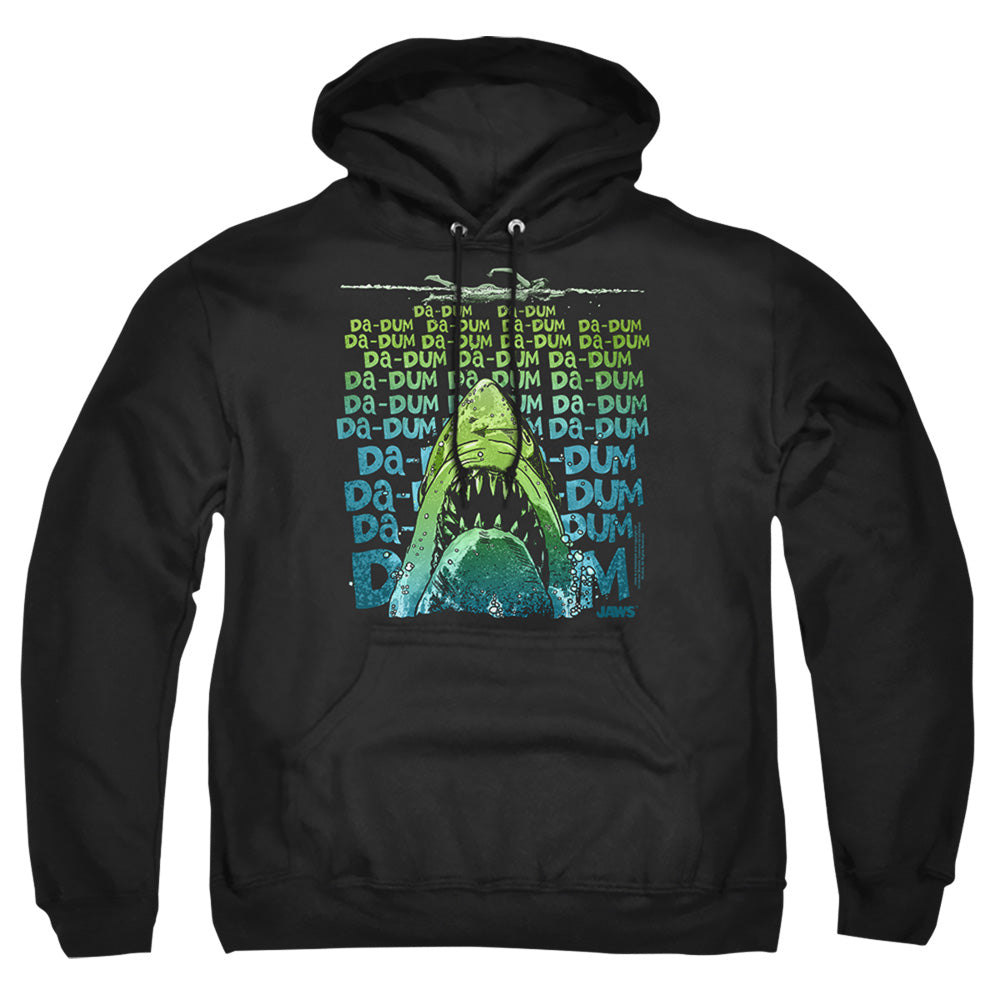 Jaws Da Dum Mens Hoodie Black