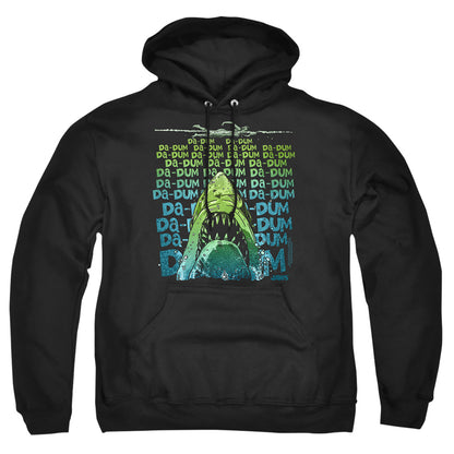Jaws Da Dum Mens Hoodie Black