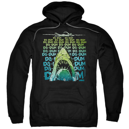 Jaws Da Dum Mens Hoodie Black