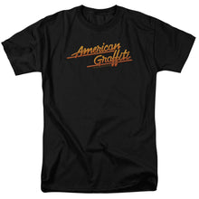Load image into Gallery viewer, American Graffiti Neon Logo Mens T Shirt Black