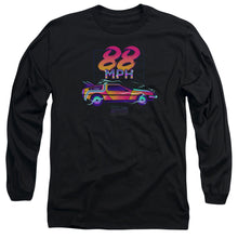 Load image into Gallery viewer, Back To The Future 88 MPH Mens Long Sleeve Shirt Black