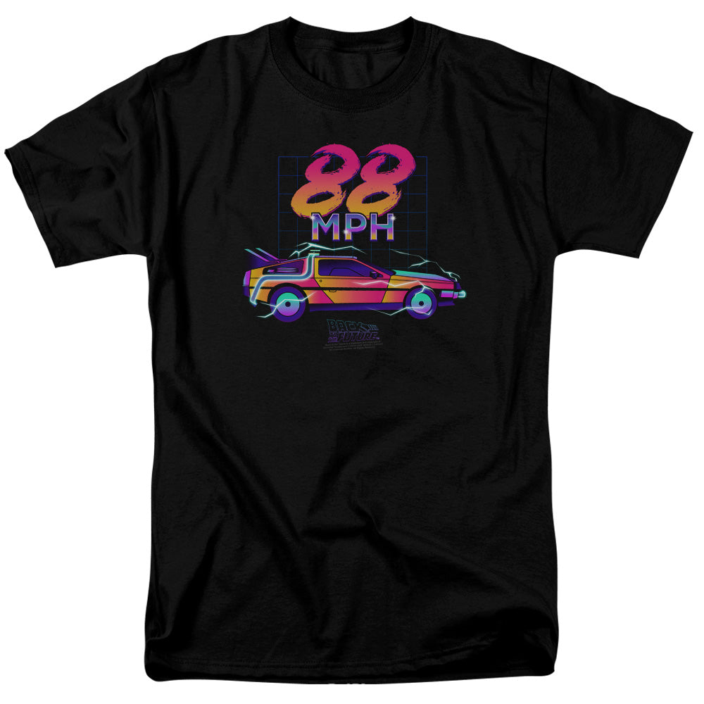 Back To The Future 88 Mph Mens T Shirt Black