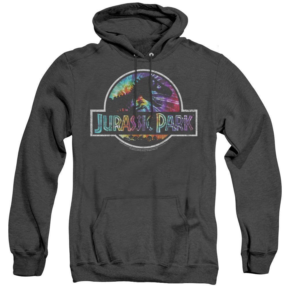 Jurassic Park Prehistoric Groove Heather Mens Hoodie Black