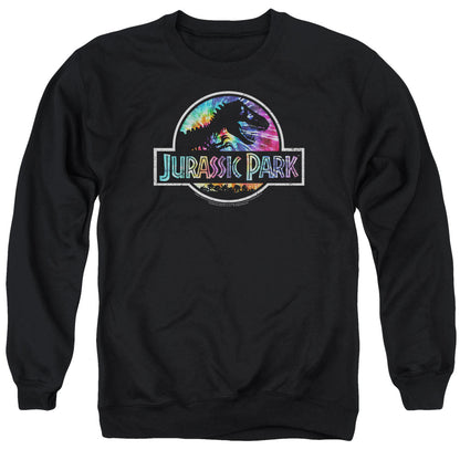 Jurassic Park Prehistoric Groove Mens Crewneck Sweatshirt Black