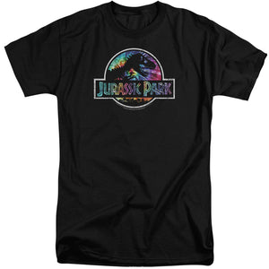 Jurassic Park Prehistoric Groove Mens Tall T Shirt Black