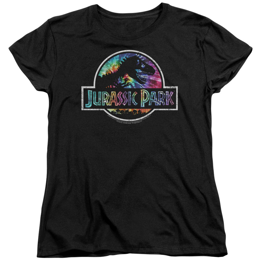 Jurassic Park Prehistoric Groove Womens T Shirt Black