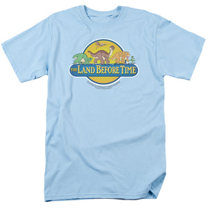 The Land Before Time Dino Breakout Mens T Shirt Light Blue