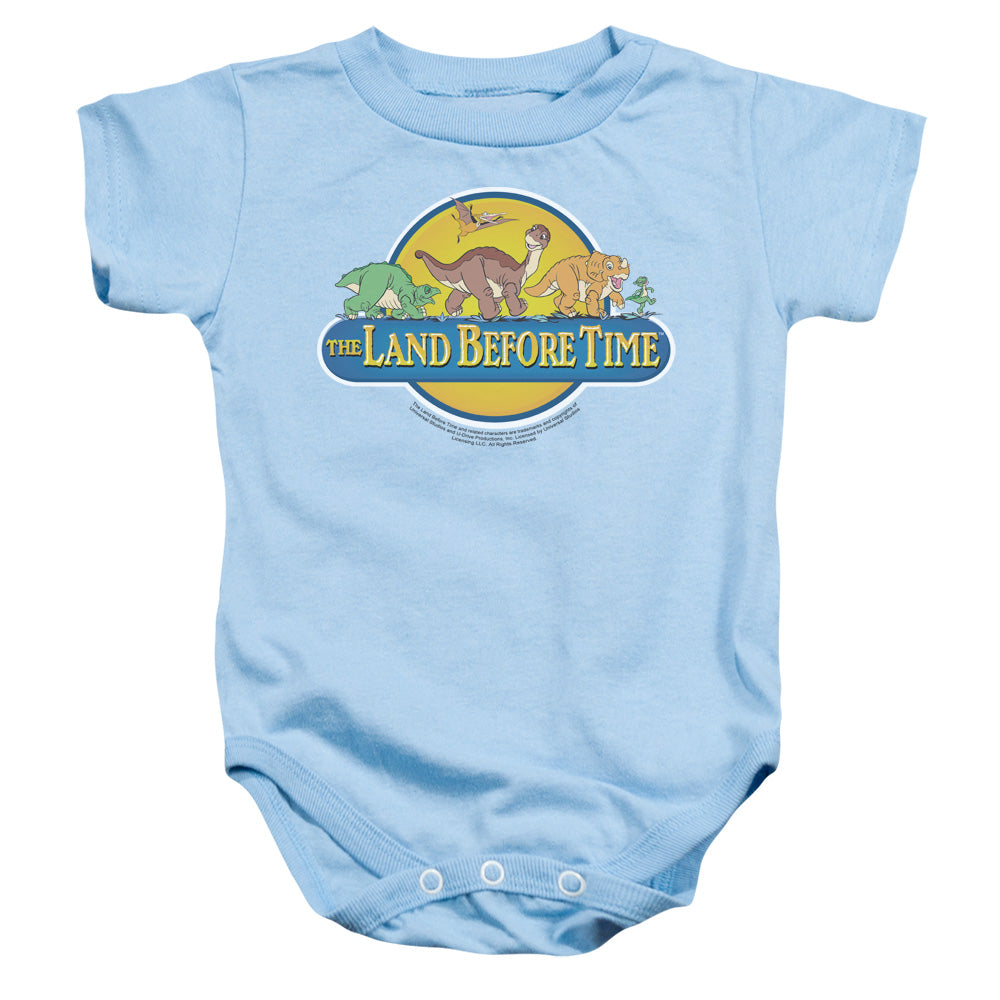 The Land Before Time Dino Breakout Infant Baby Snapsuit Light Blue