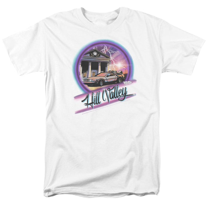 Back To The Future Ride Mens T Shirt White