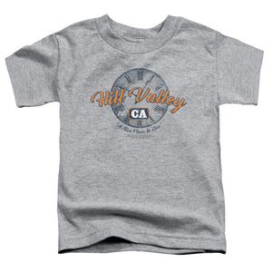Back To The Future Hill Valley Toddler Kids Youth T Shirt Athletic Heather
