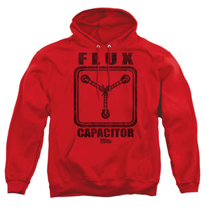 Back To The Future Flux Capacitor Mens Hoodie Red