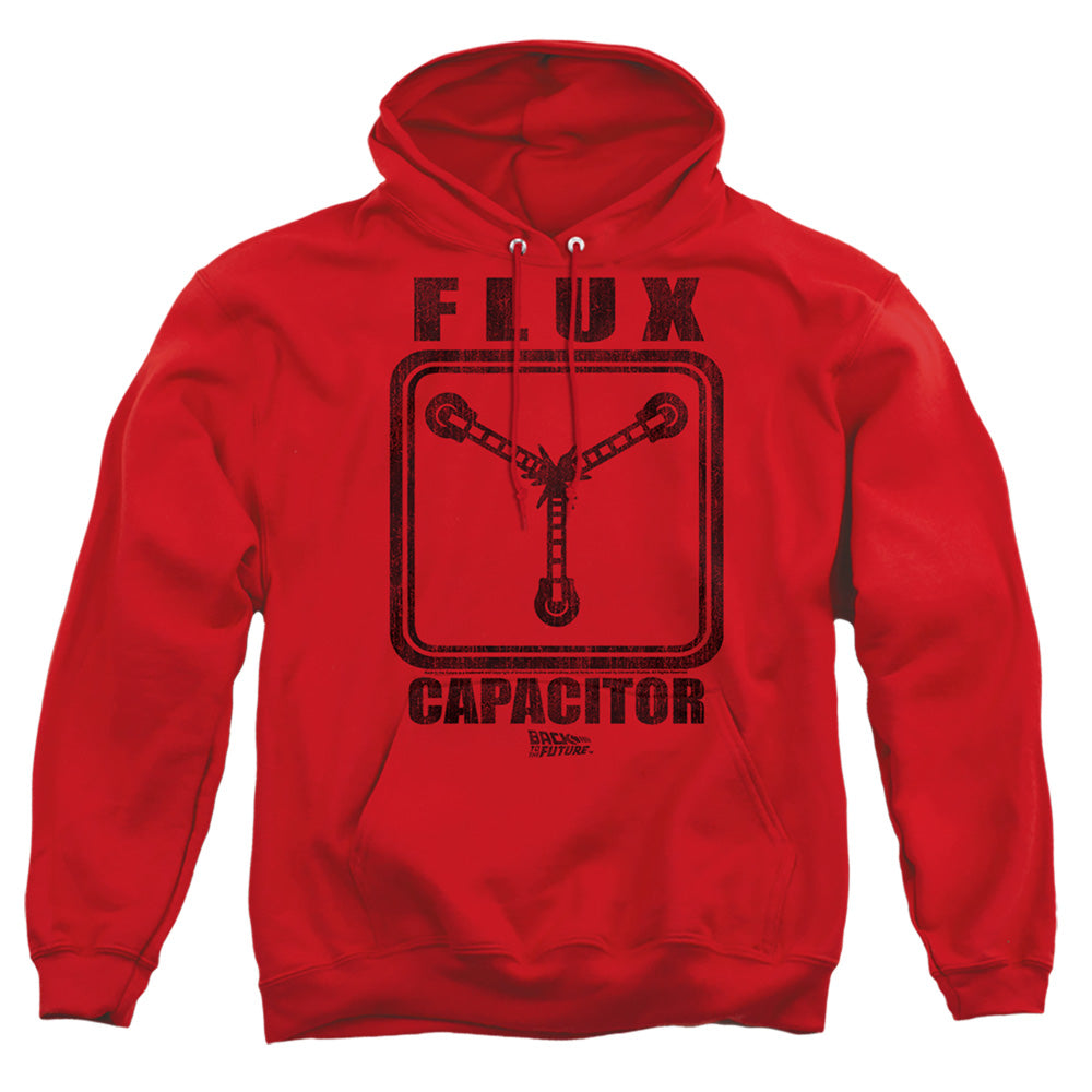 Back To The Future Flux Capacitor Mens Hoodie Red