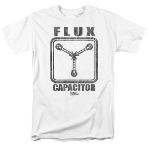 Back To The Future Flux Capacitor Mens T Shirt White
