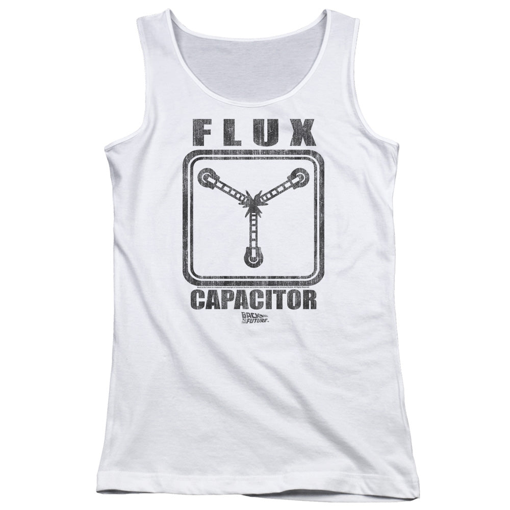 Back To The Future Flux Capacitor Womens Tank Top Shirt White
