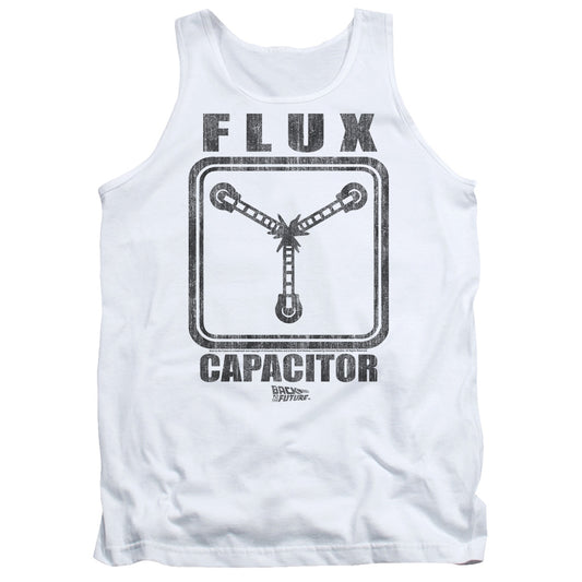 Back To The Future Flux Capacitor Mens Tank Top Shirt White