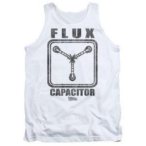 Back To The Future Flux Capacitor Mens Tank Top Shirt White