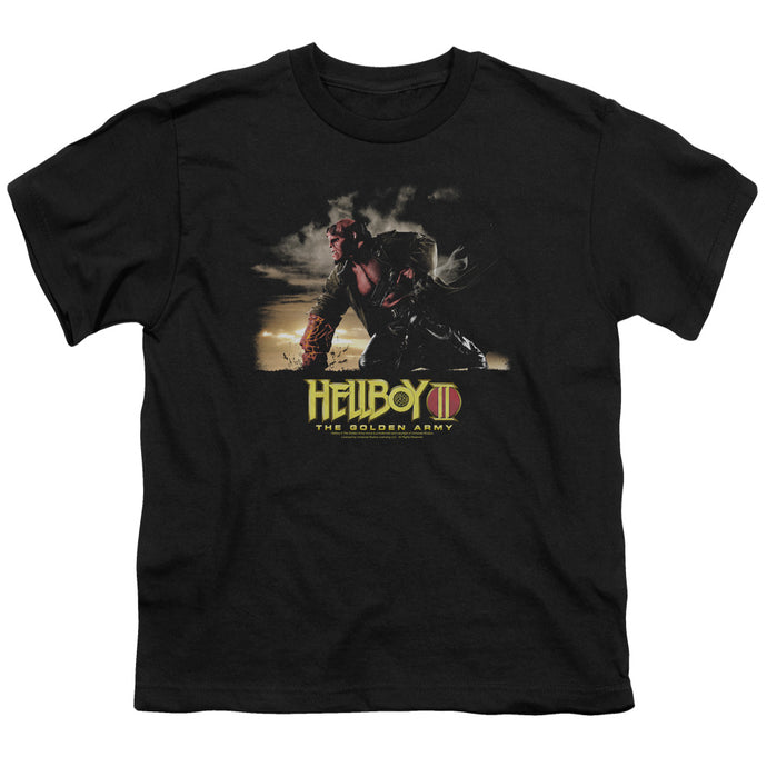 Hellboy II Poster Art Kids Youth T Shirt Black