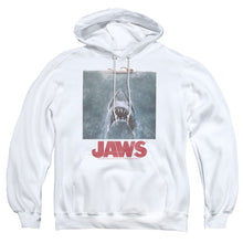 Load image into Gallery viewer, Jaws Distressed Jaws Mens Hoodie White