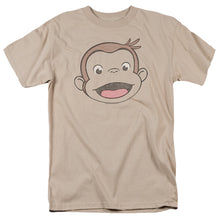 Load image into Gallery viewer, Curious George Heathered George Mens T Shirt Sand